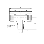 Tee Branch by Delta Fastener