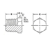 Hex Pipe Plugs by Delta Fastener