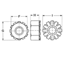 K Lock Nuts by Delta Fastener