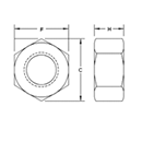 Machine Hex Nuts by Delta Fastener