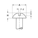 Round Head Machine Screws by Delta Fastener