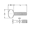 Thumb Machine Screws by Delta Fastener