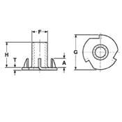 Tee Nuts by Delta Fastener