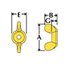 Wing Nut Cold Forged Nuts by Delta Fastener