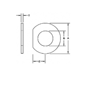 Clipped Hardened Washers by Delta Fastener