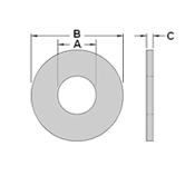 Fender Washers by Delta Fastener