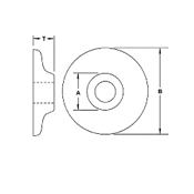 Ogee Washers by Delta Fastener